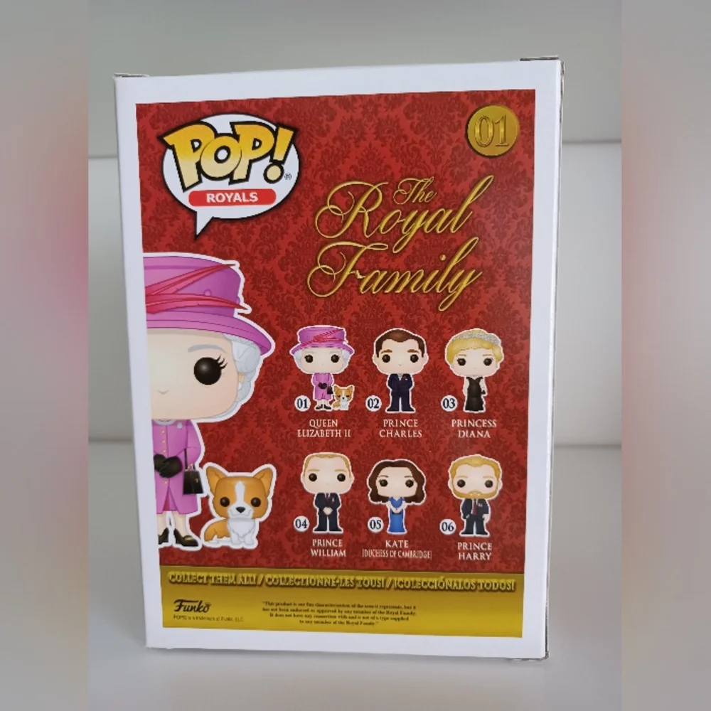Queen Elizabeth‎ II From The Royal Family With Dog 01 Funko Pop